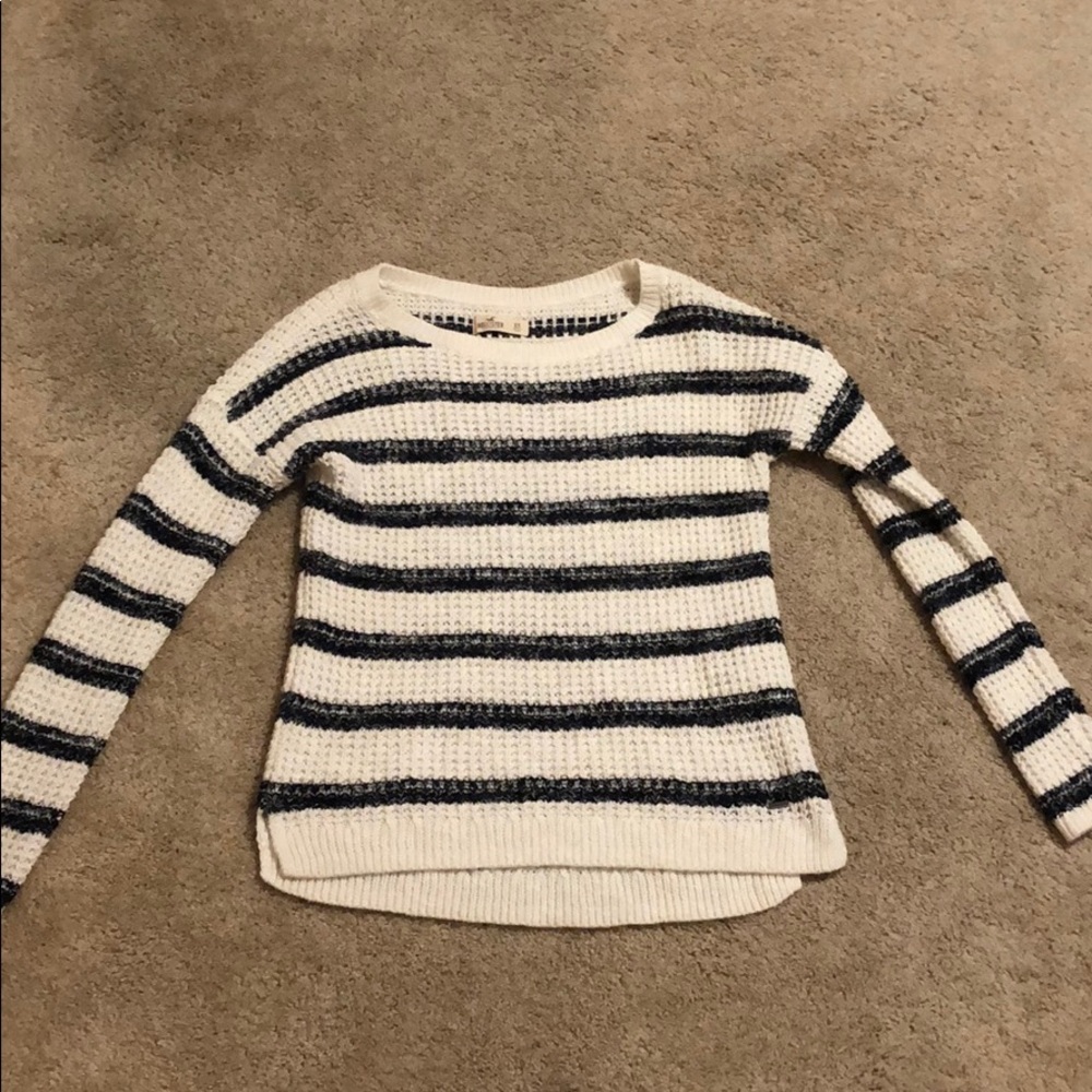 Girls Hollister striped knit sweater size xsmall
